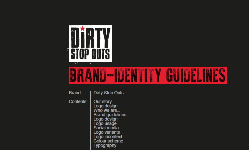 Brandbook screengrab