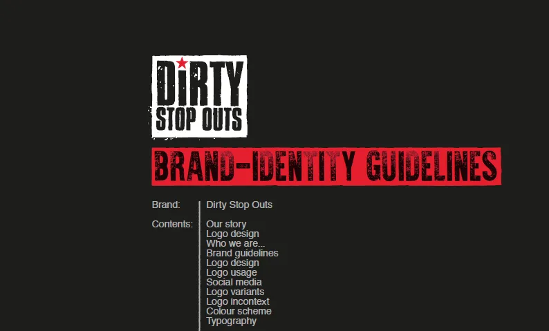 Brandbook screengrab