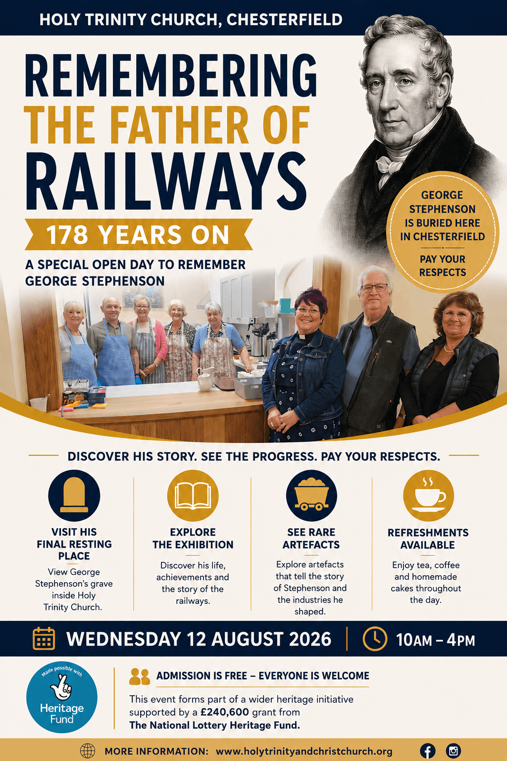 Remembering George Stephenson: Bringing Chesterfield’s Railway Heritage to New Audiences
