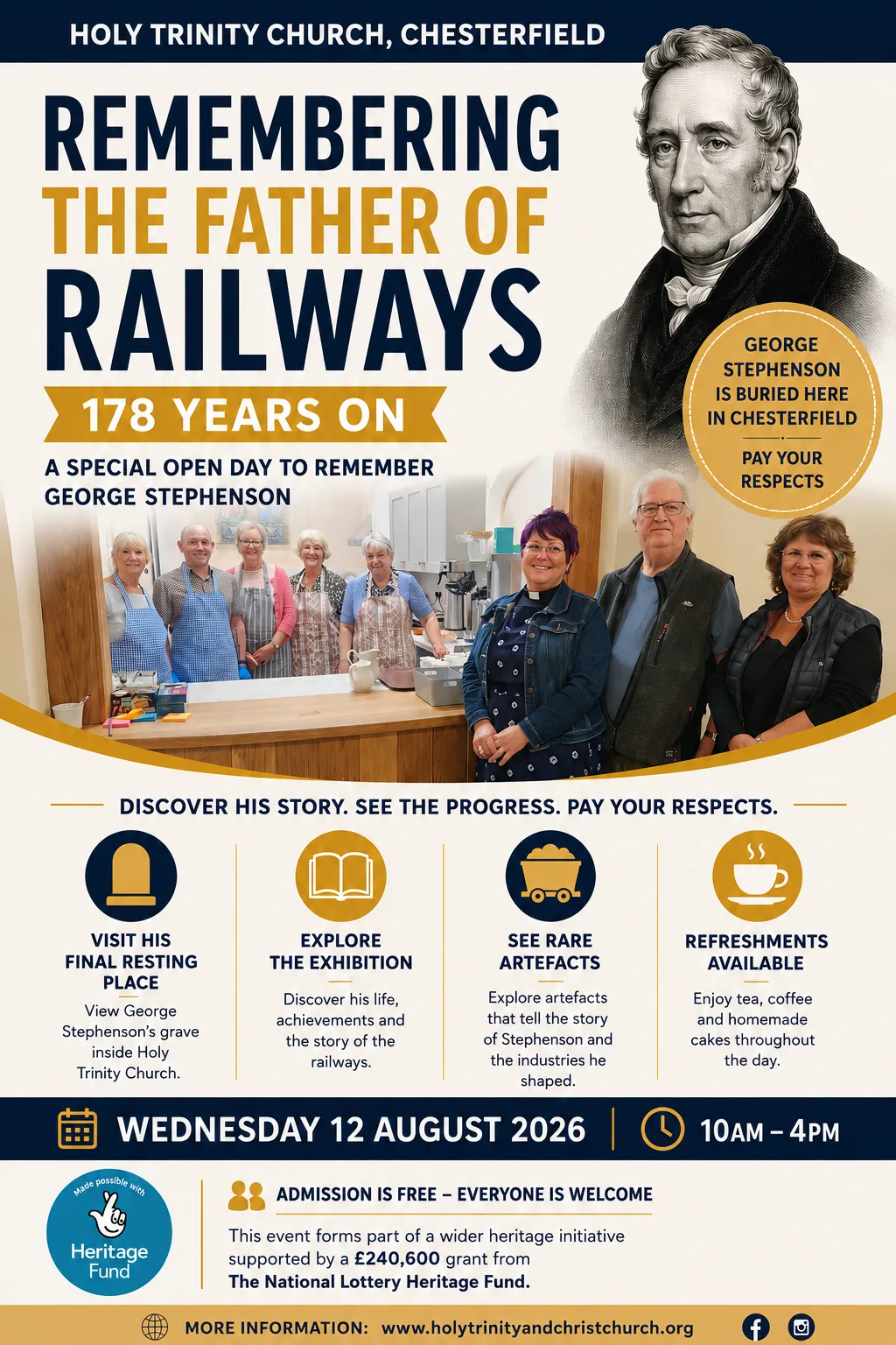 Remembering George Stephenson: Bringing Chesterfield’s Railway Heritage to New Audiences